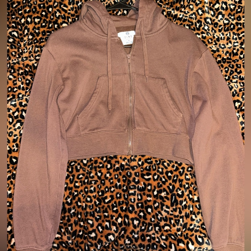 Zine Clothing Chestnut Zip-Up Hoodie